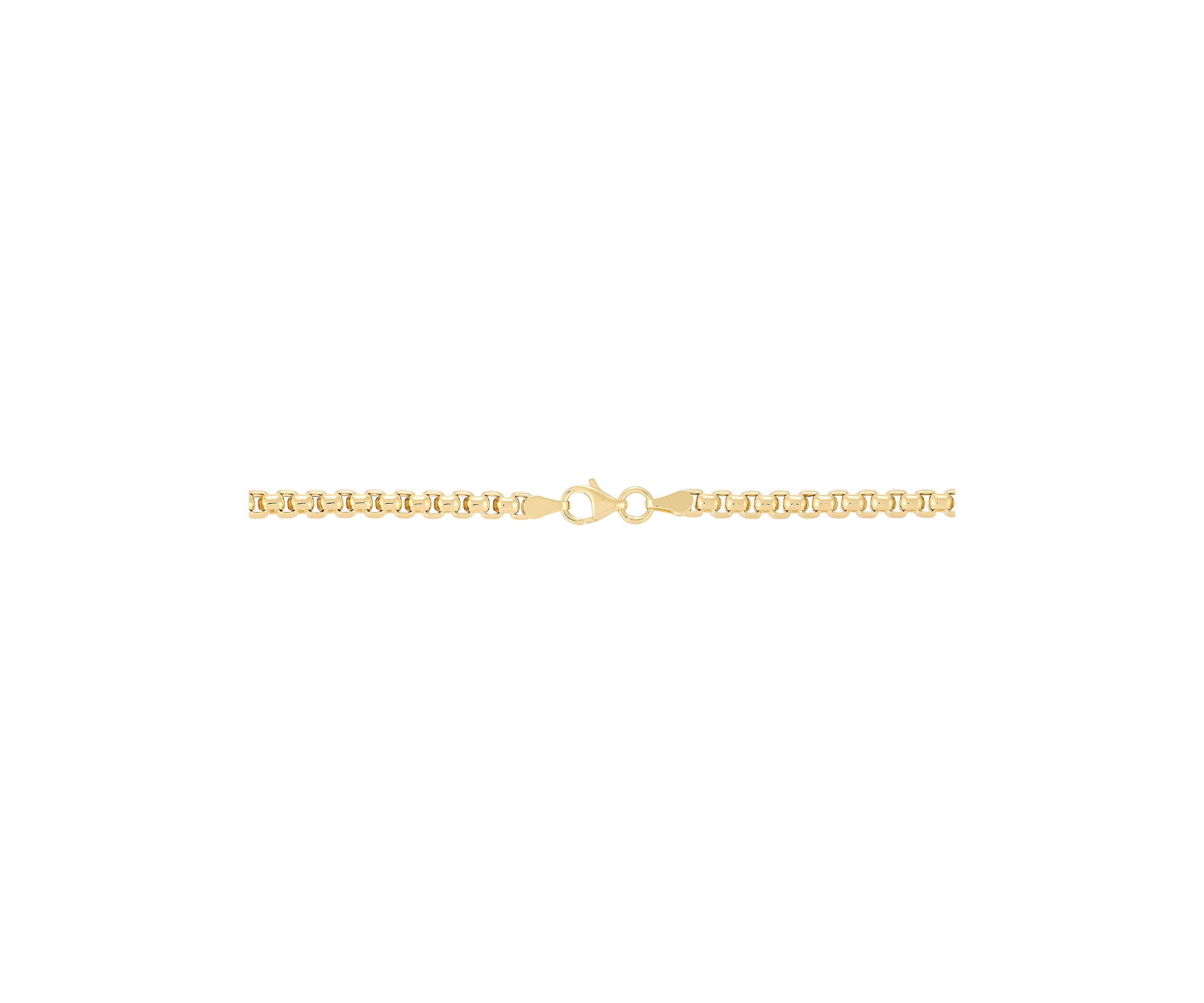 Bar Station on Chain in 10K Yellow Gold