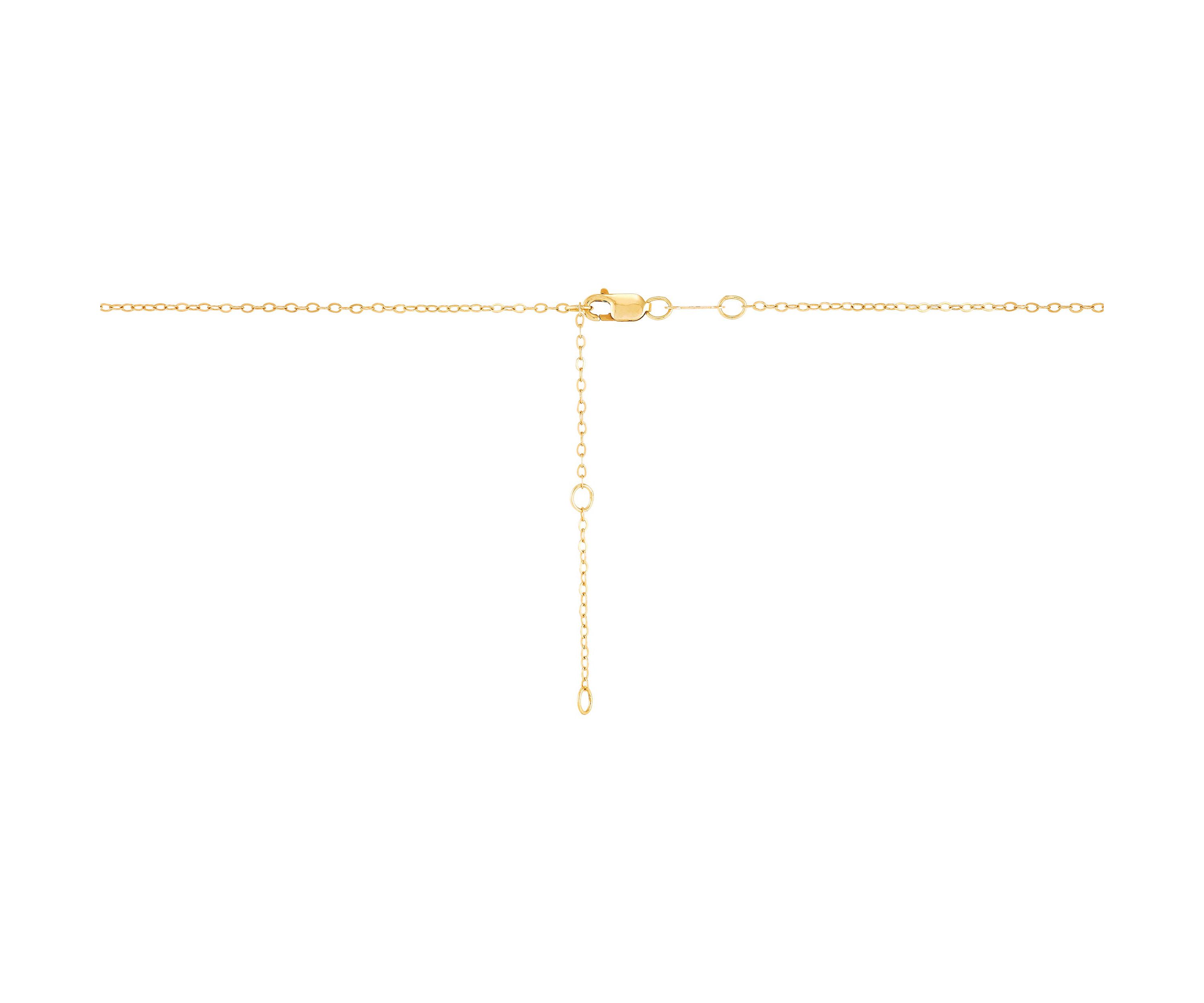 14K Yellow and White Gold Mom Neckalce