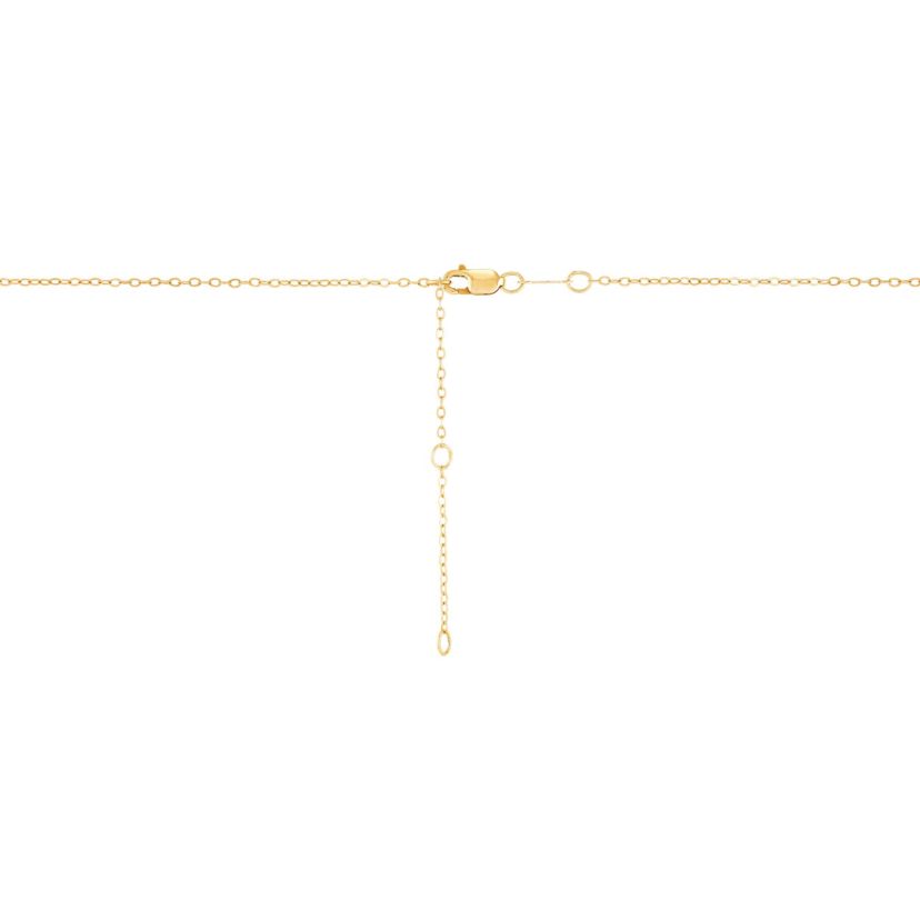 14K Yellow and White Gold Mom Neckalce