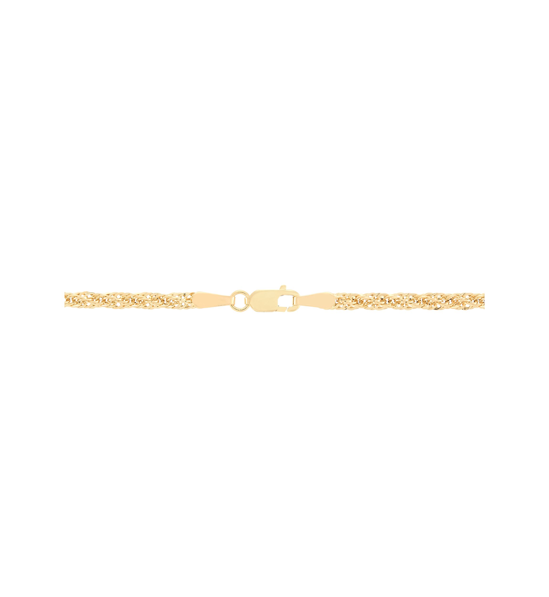 Hollow Infinity Layer  Teardrop Necklace in 10K Yellow Gold