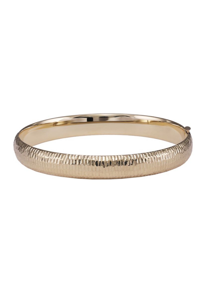 Hing Bangle Bracelet in 10K Yellow Gold