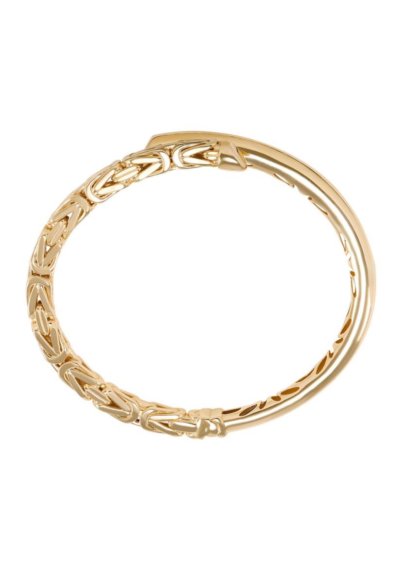 Bypass Bangle in 10K Yellow Gold
