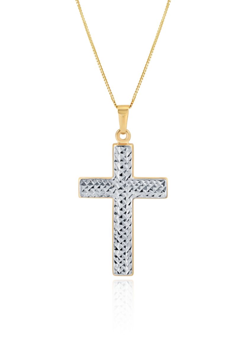 Cross Pendant in 10K Yellow Gold