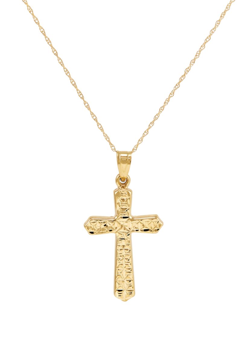 Pendant Necklace in 10K Yellow Gold