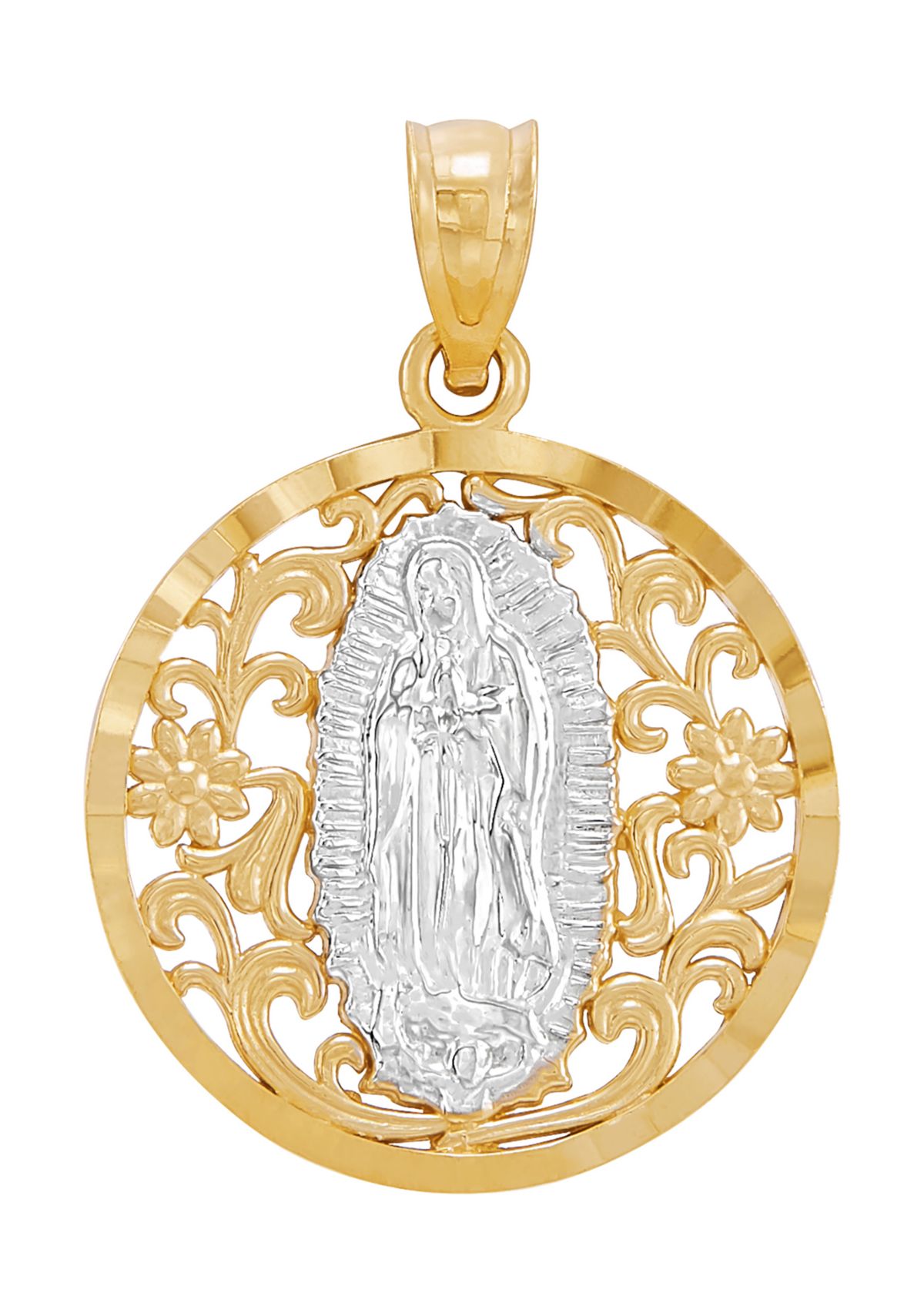 Guadalupe Pendant in 10K Yellow Gold