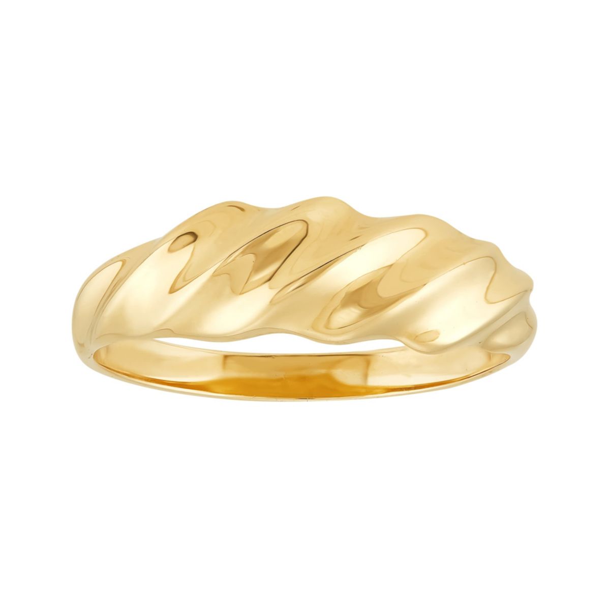 14K Yellow Gold ShrimpBand Ring