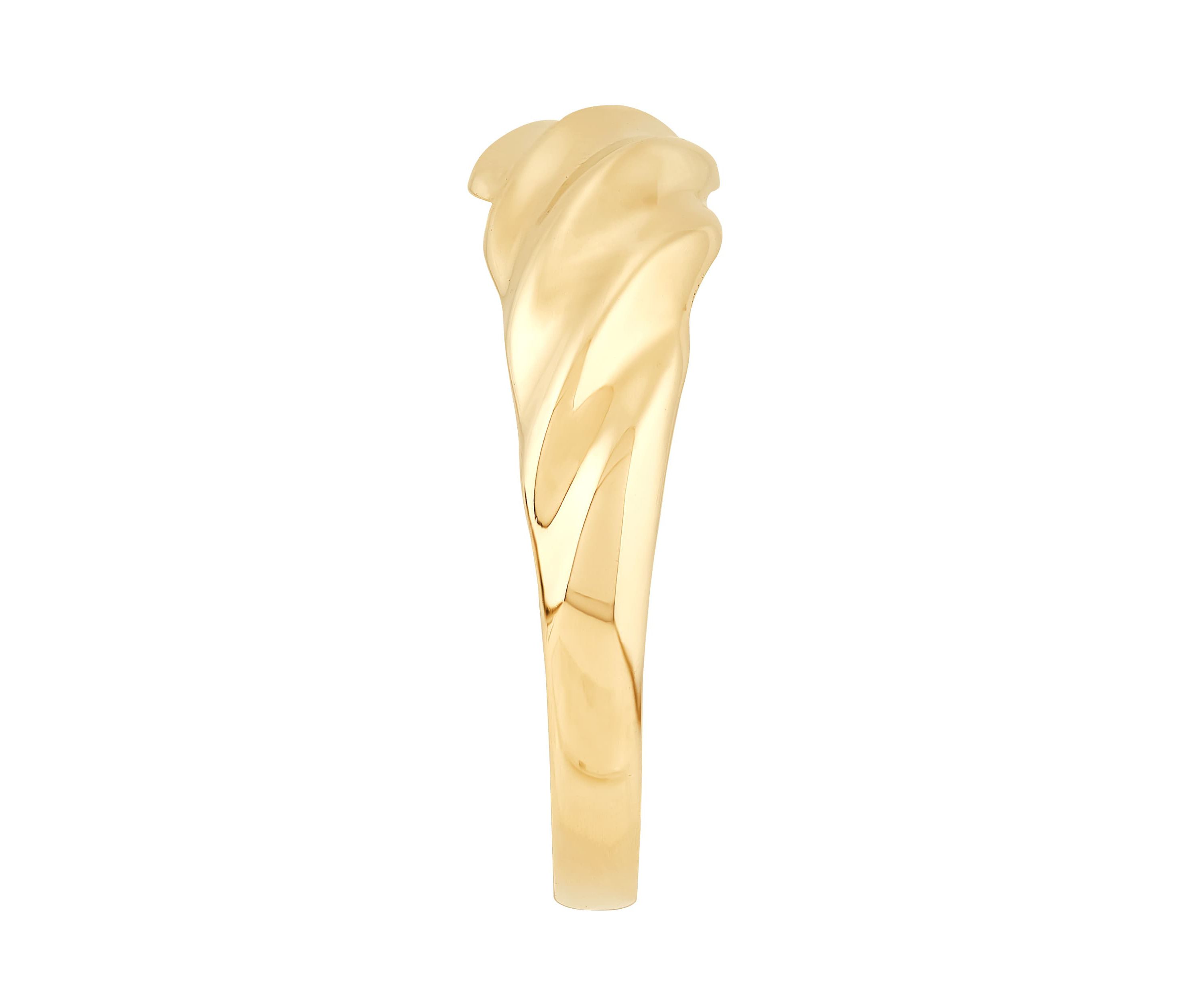 14K Yellow Gold ShrimpBand Ring