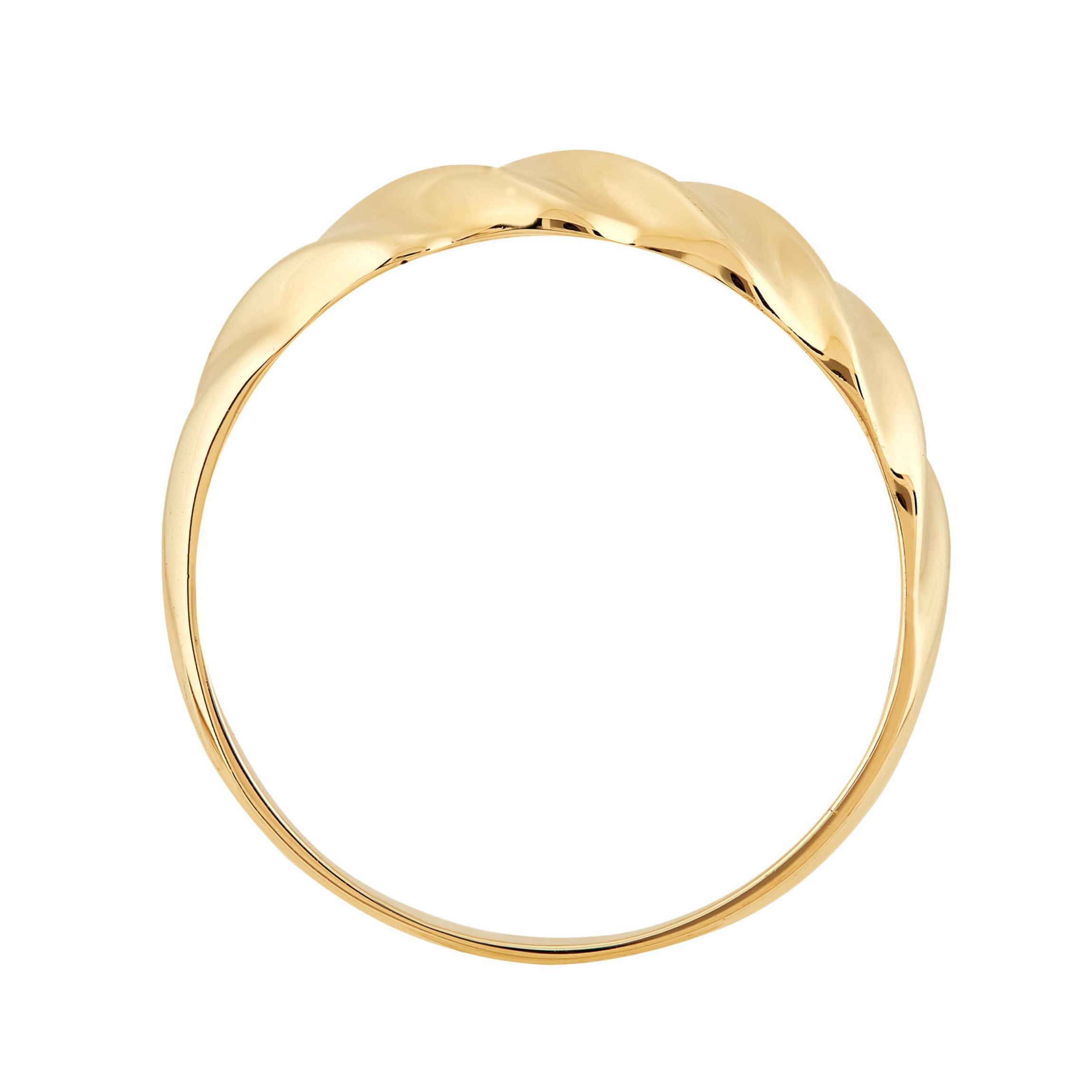 14K Yellow Gold ShrimpBand Ring