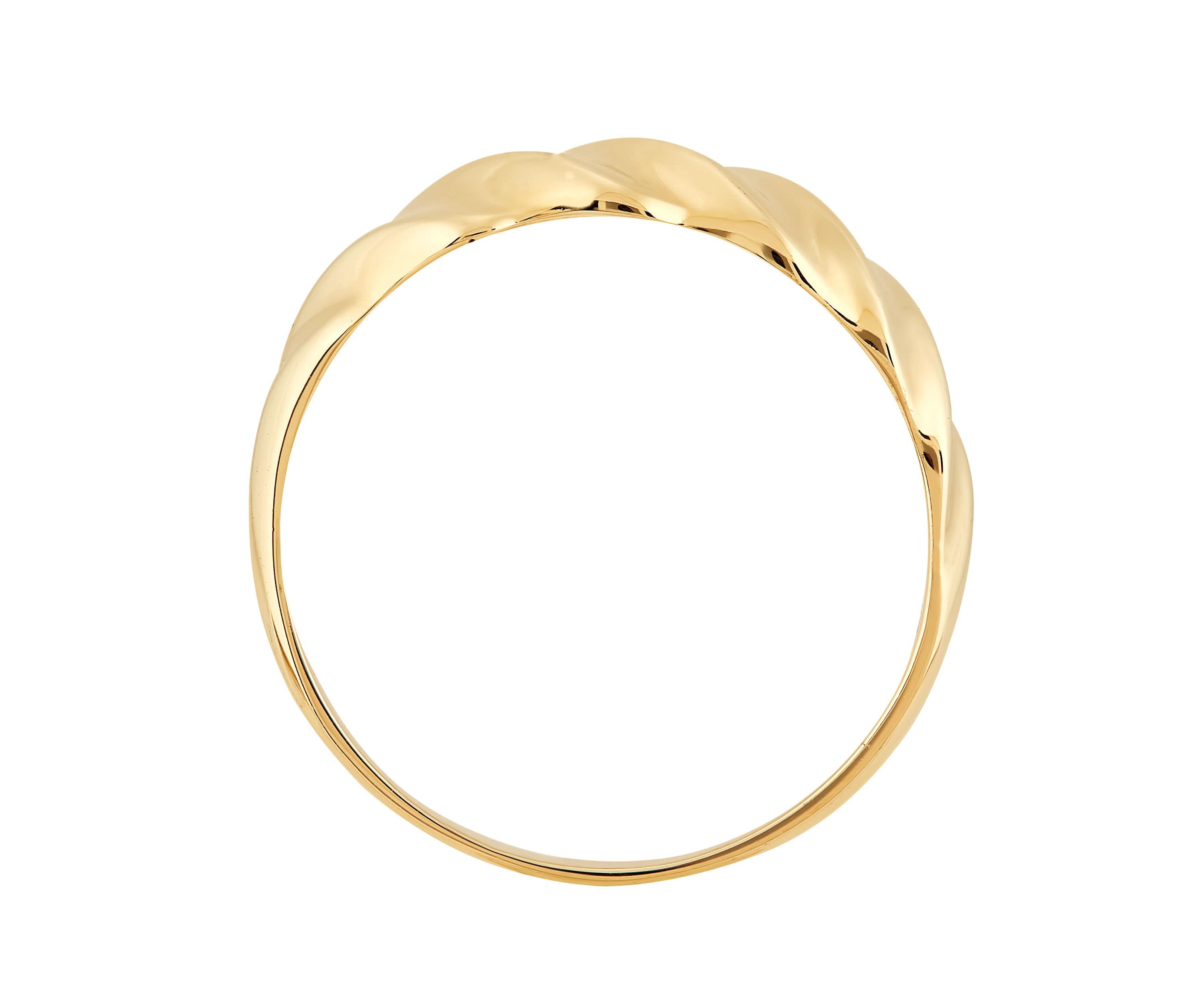 14K Yellow Gold ShrimpBand Ring