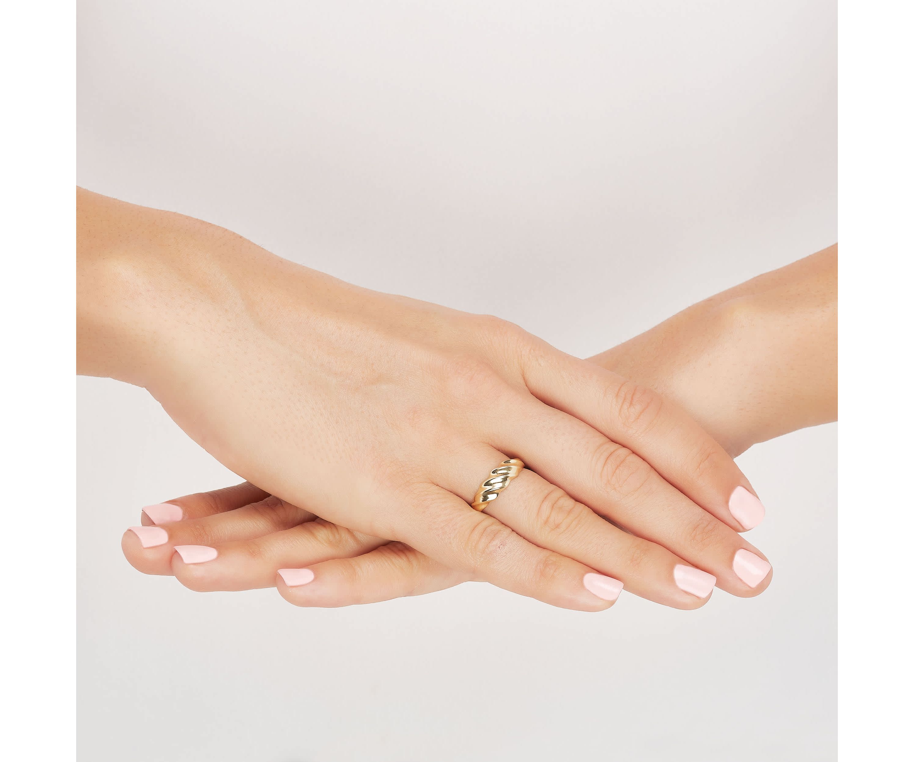 14K Yellow Gold ShrimpBand Ring