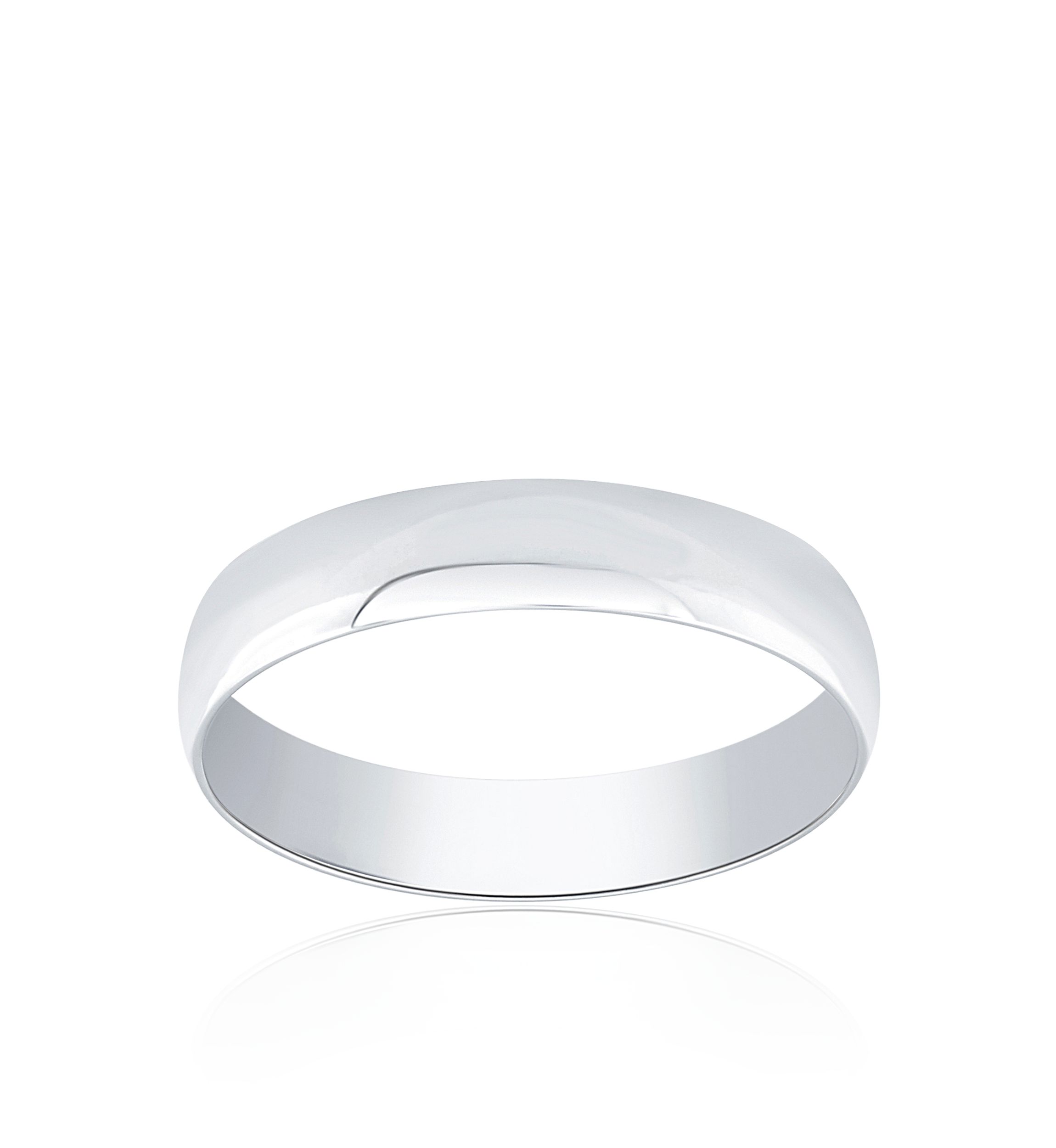 Polished Band Ring in 10K White Gold