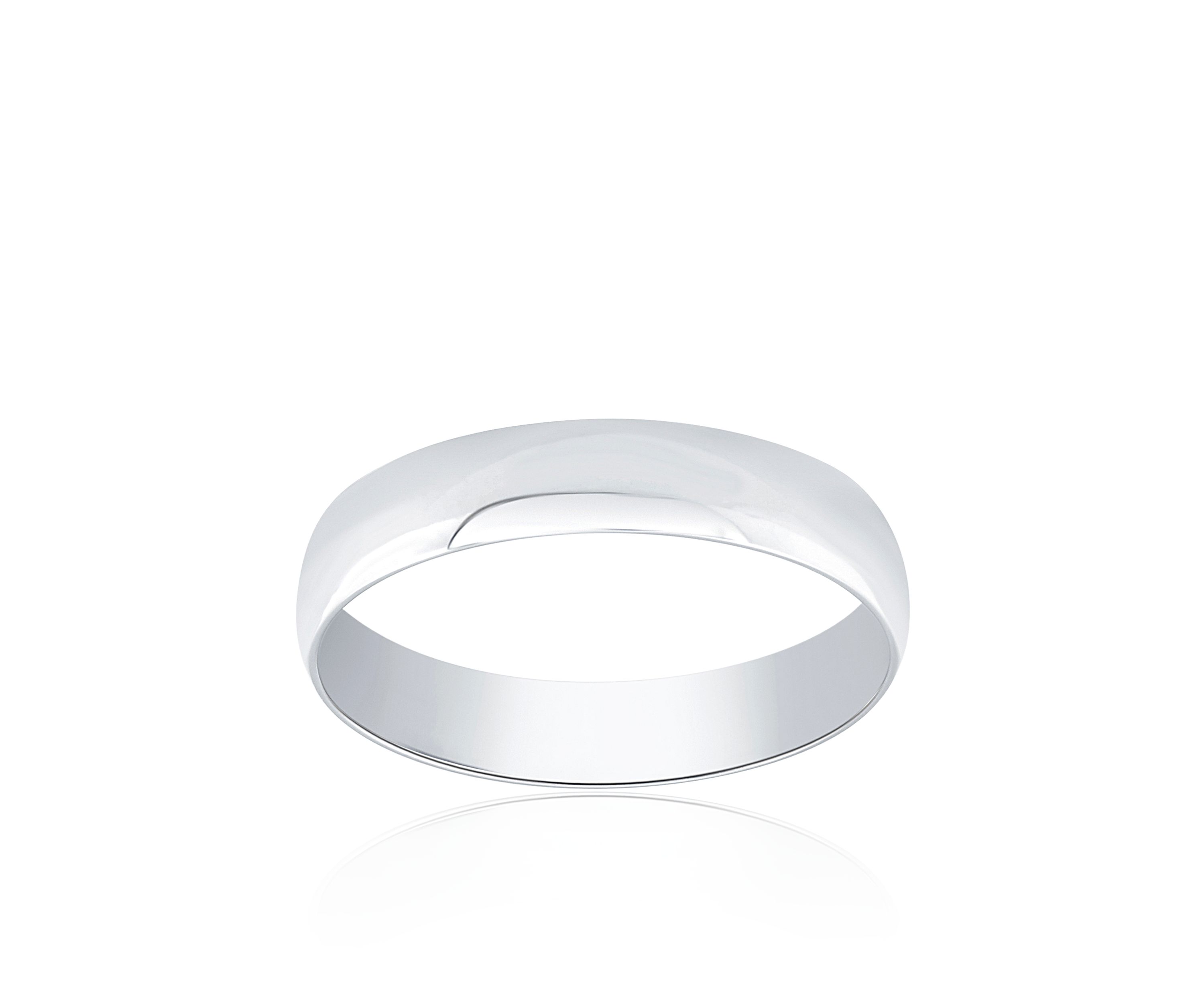 Polished Band Ring in 10K White Gold