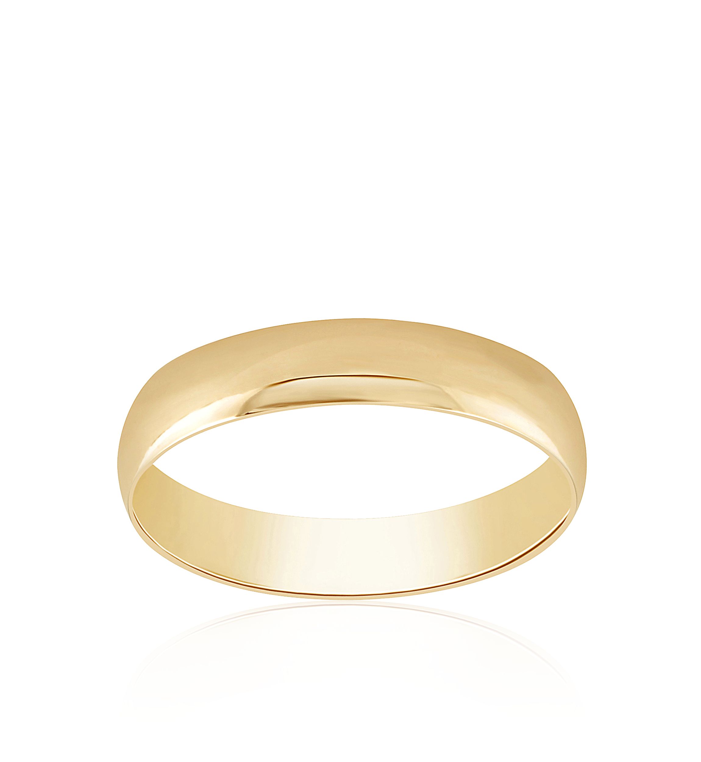 Polished Band Ring in 10k Yellow Gold