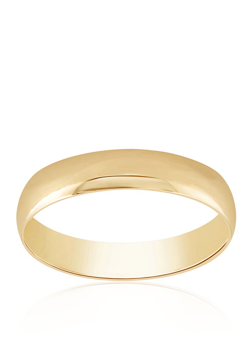 Polished Band Ring in 10k Yellow Gold