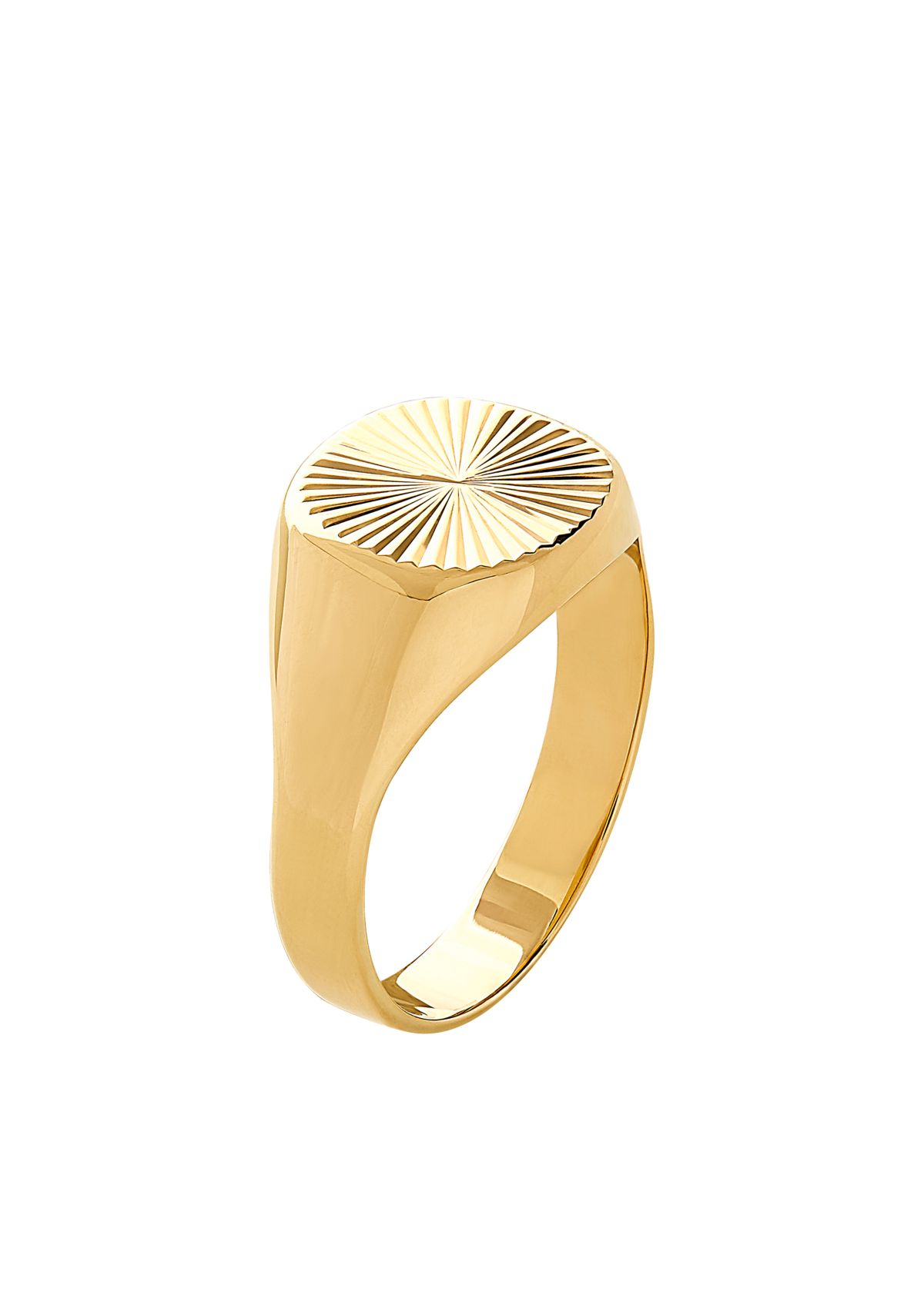 Starburst Band Ring in 10k Yellow Gold 