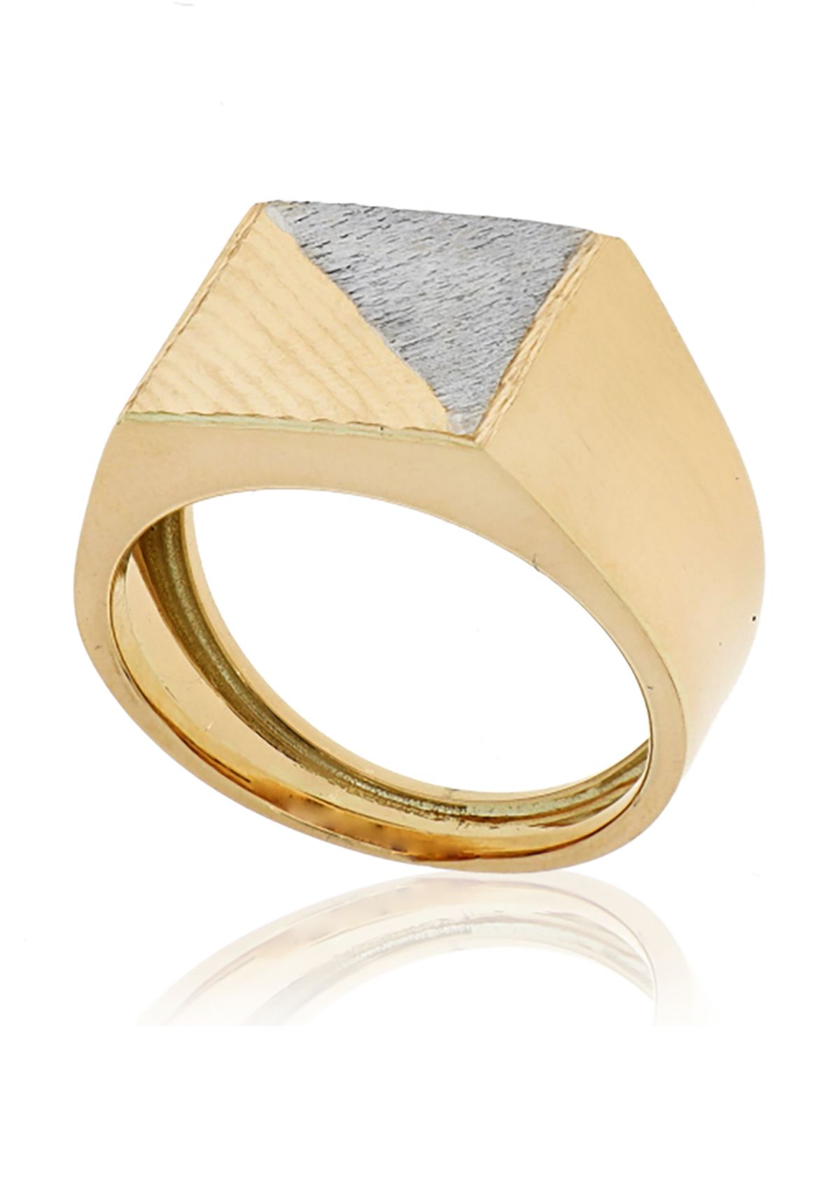 Mens Gent Signet Ring in 10K Yellow Gold
