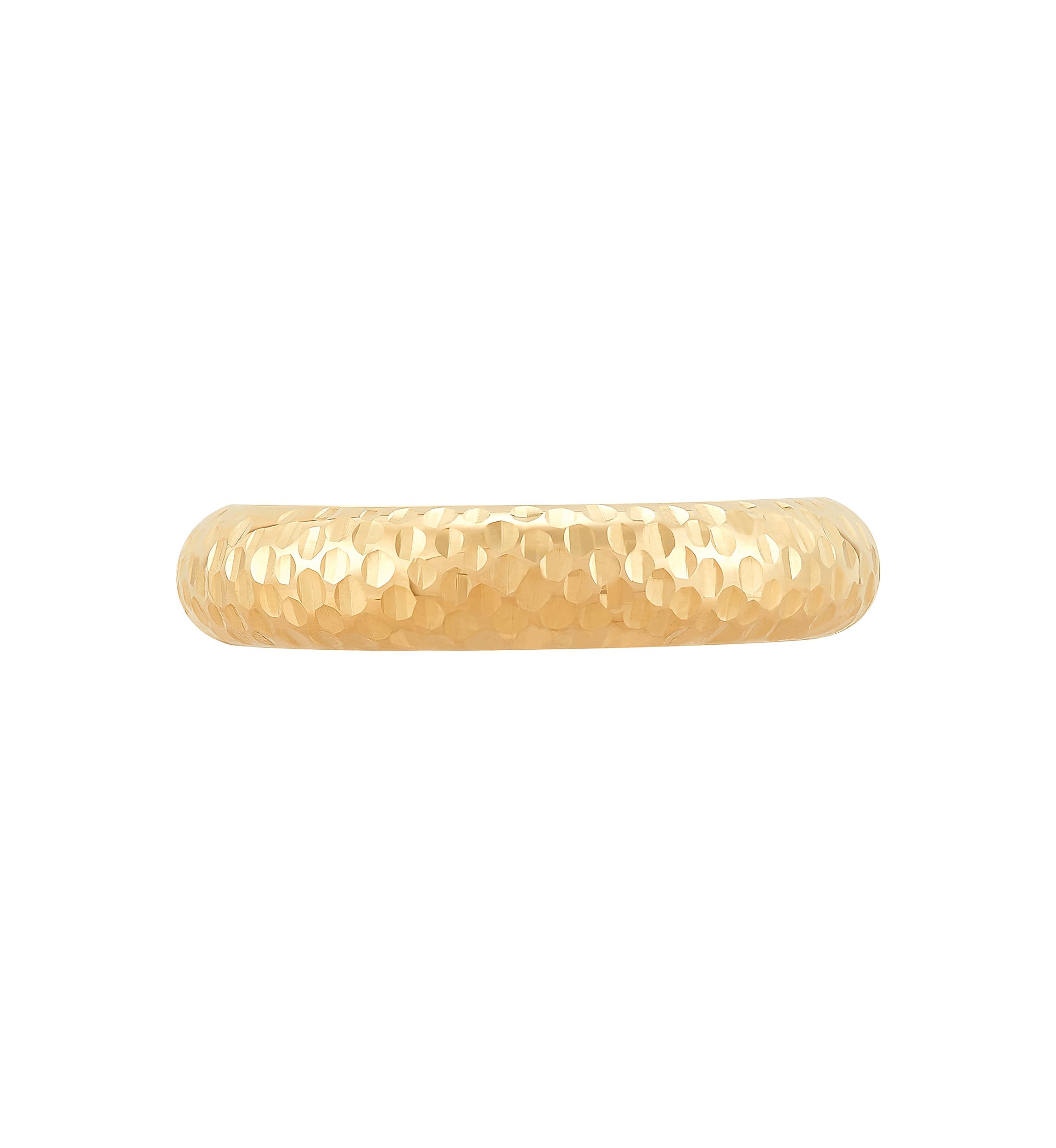 Tube Band Ring in 10K Yellow Gold