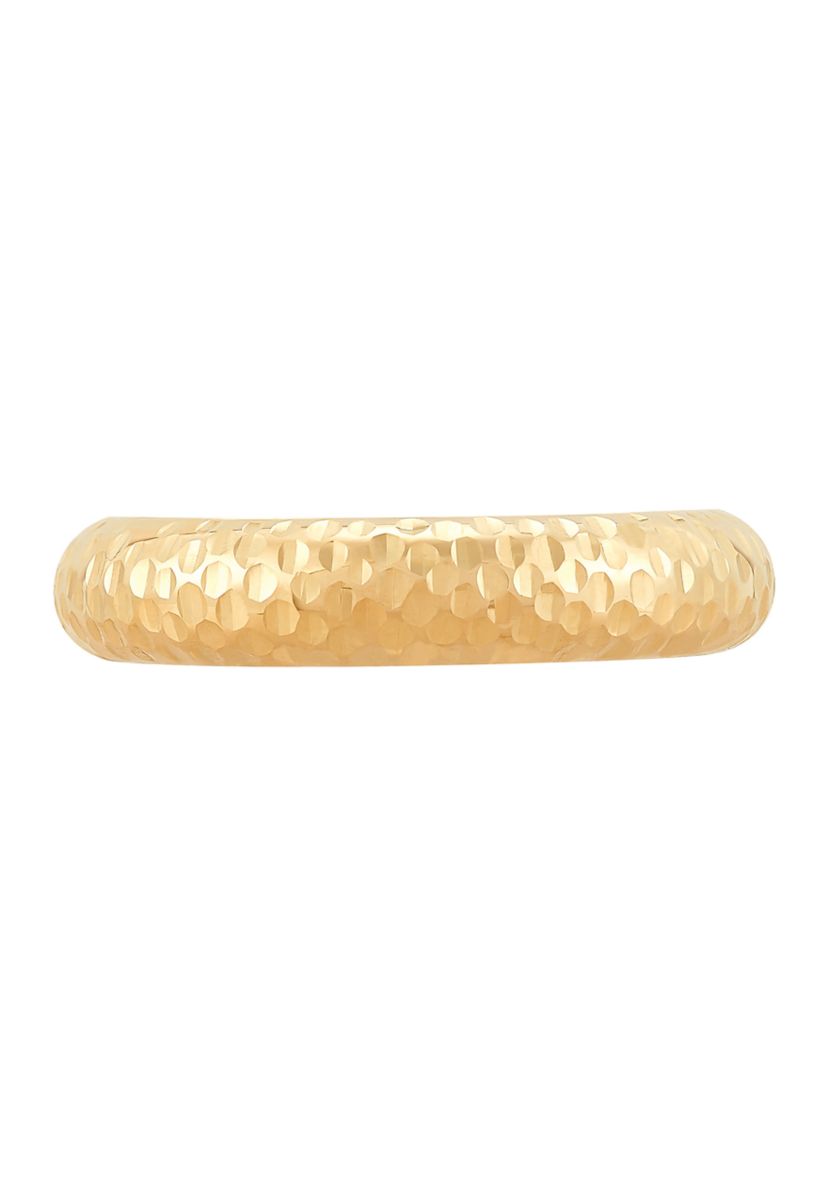 Tube Band Ring in 10K Yellow Gold