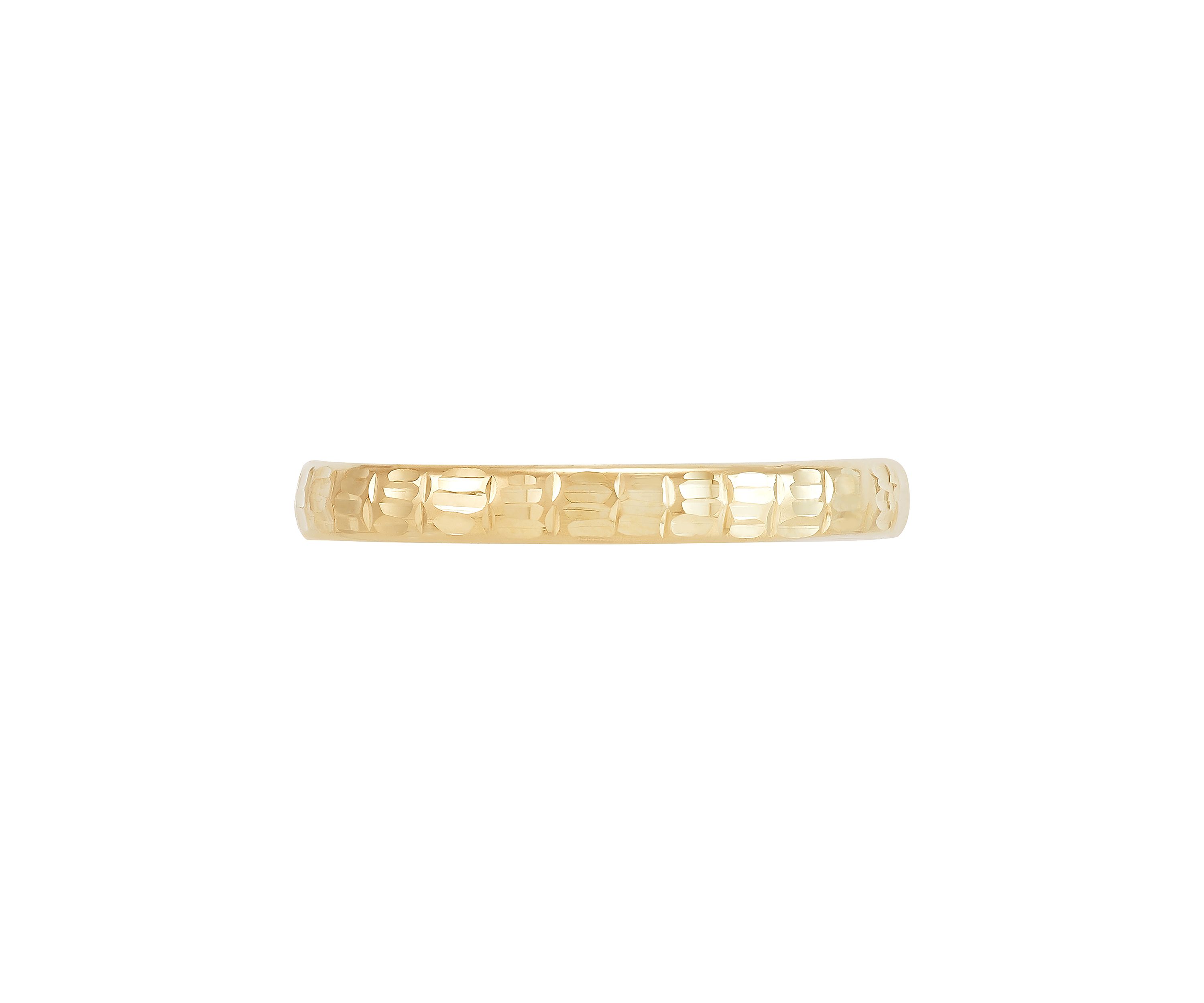 Marquise Cut Tube Ring in 10K Yellow Gold