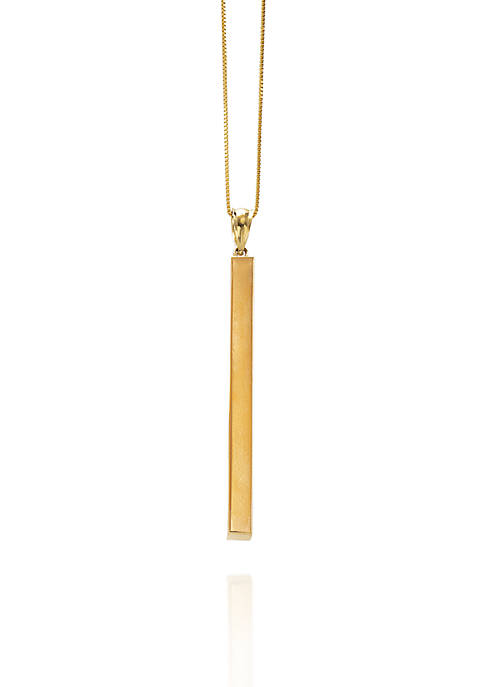 Pendant Necklace in 10K Yellow Gold