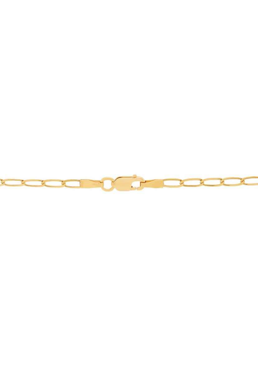Anchor with Eagle Pendant with 20" Curb Chain in 10K Yellow Gold