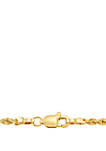 Anchor Pendant Necklace in 10K Yellow Gold