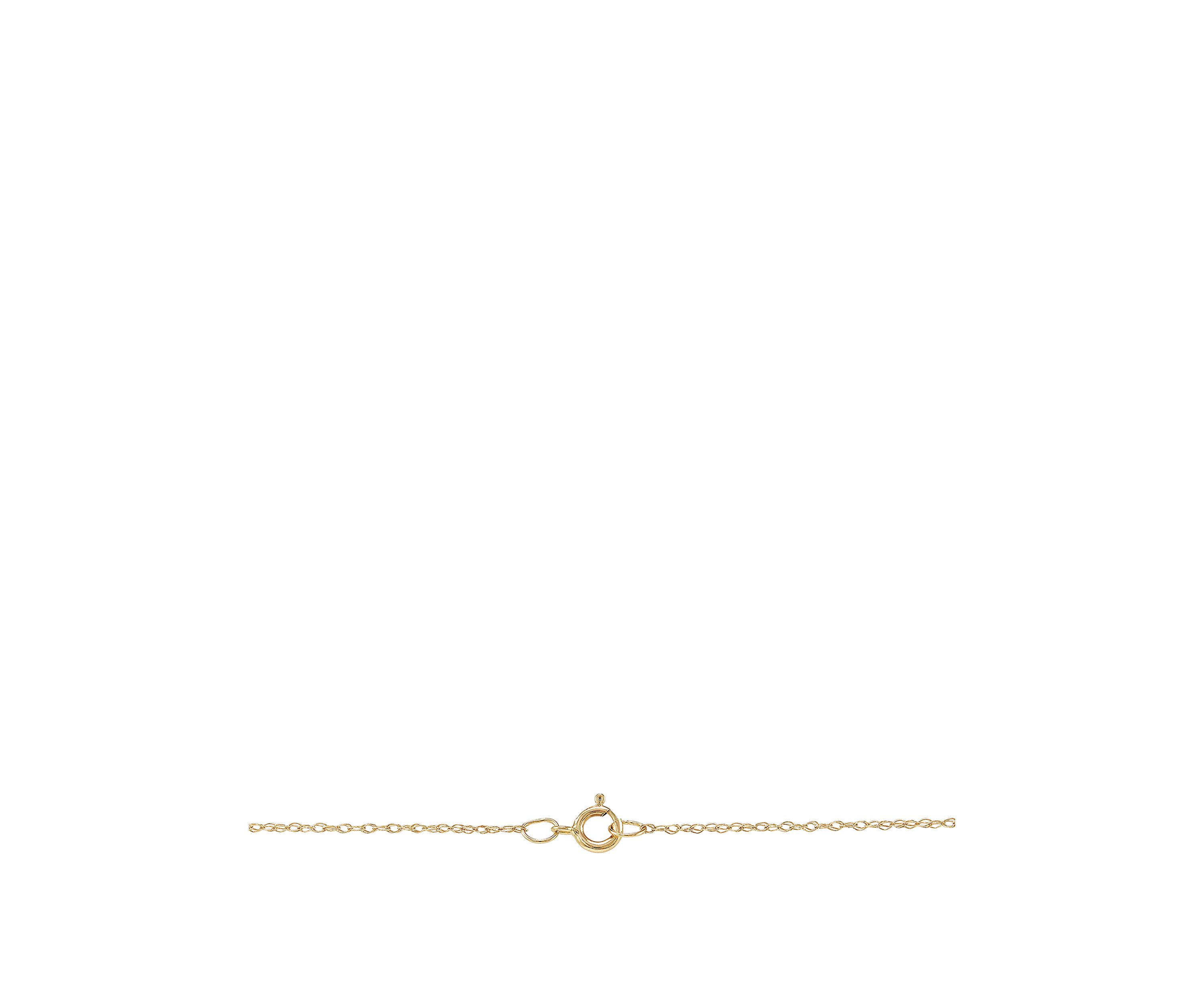 Heart Pendant Necklace in 10k Yellow Gold 