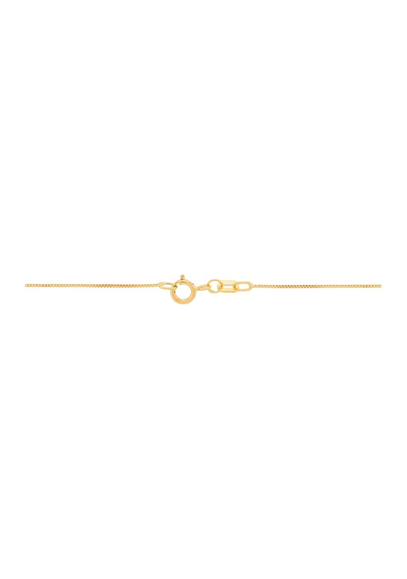 Butterfly Pendant with 18" Box Chain in 10K Yellow Gold