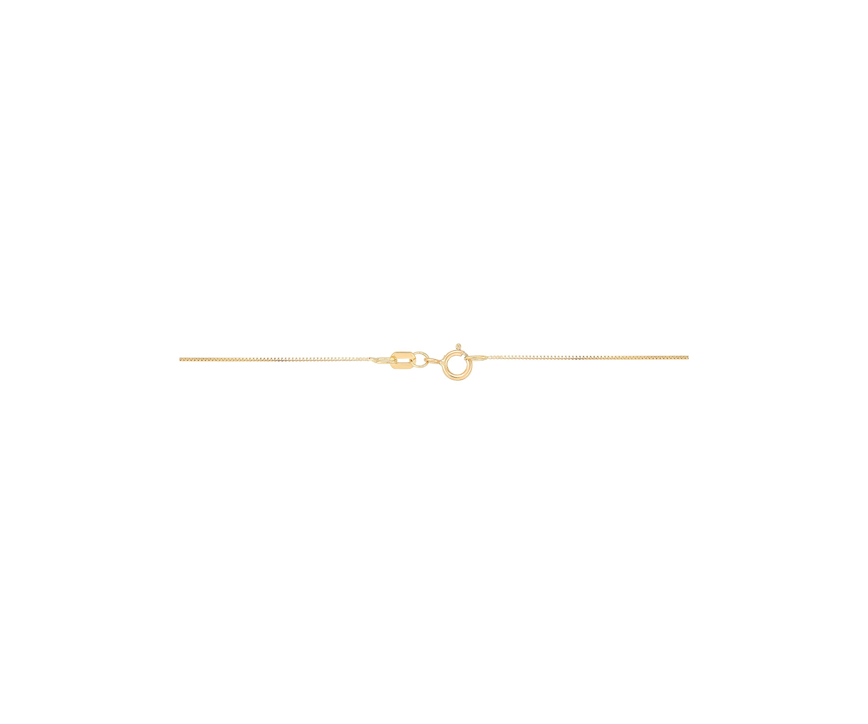 Turtle Pendant with 18" Box Chain in 10K Yellow Gold