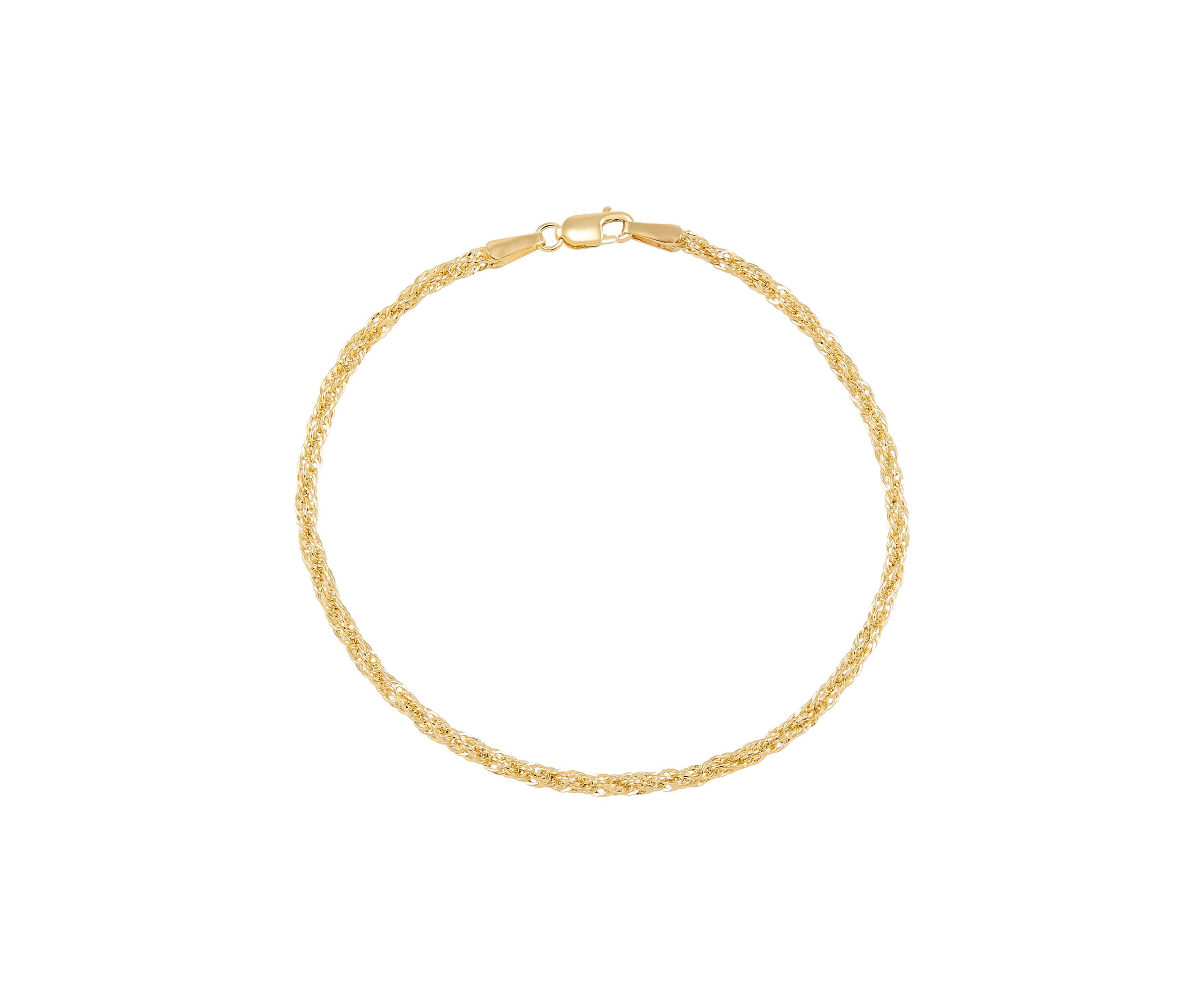 Infinity Rope Chain in 10K Yellow Gold