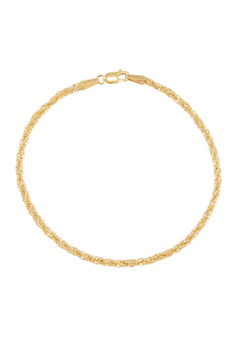 Infinity Rope Chain in 10K Yellow Gold
