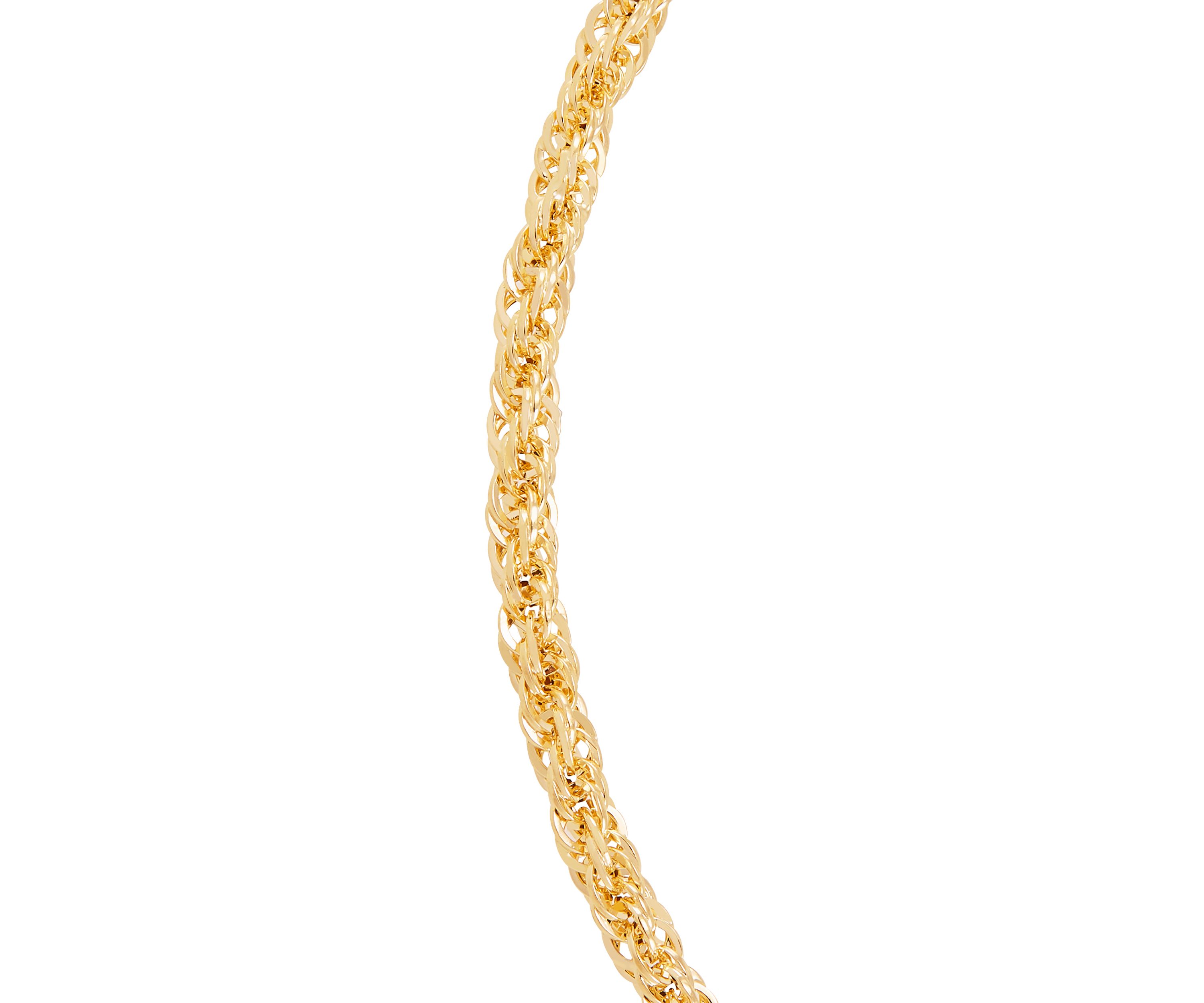 Infinity Rope Chain in 10K Yellow Gold