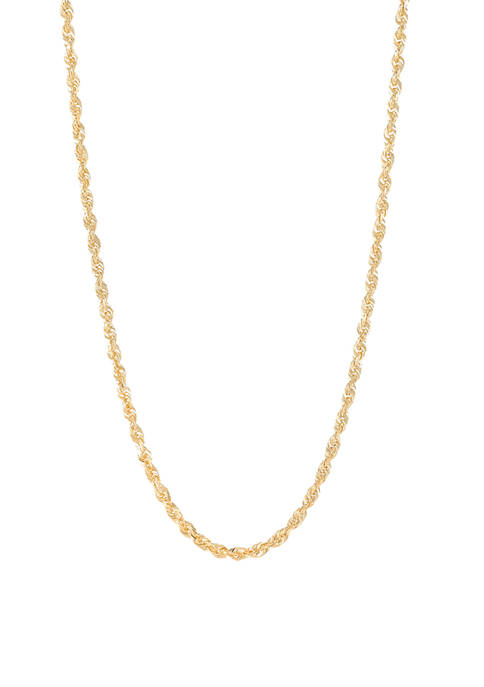 Belk & Co. 18" Solid Rope Chain in