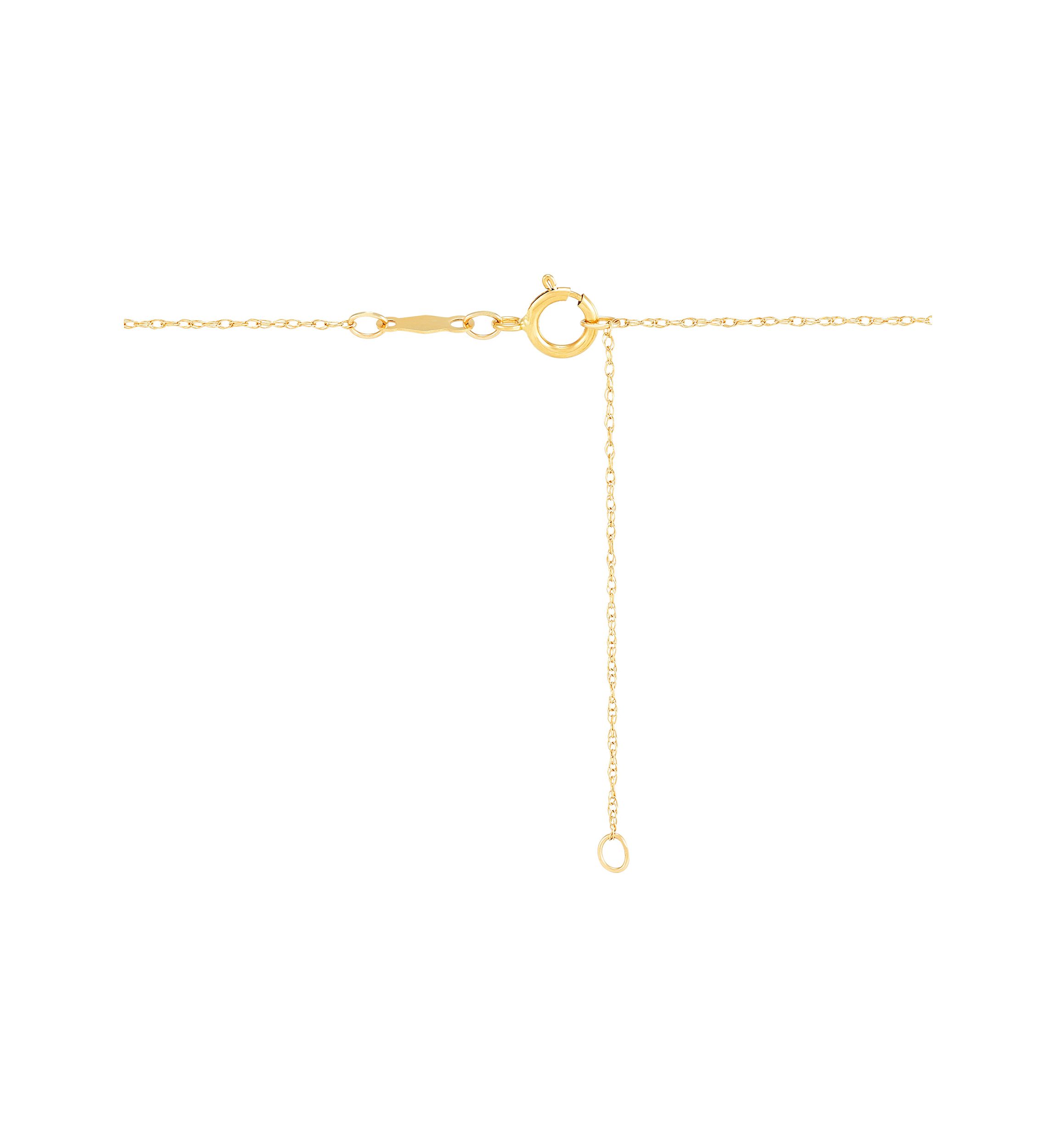 Love Knot Necklace in 10K Yellow Gold