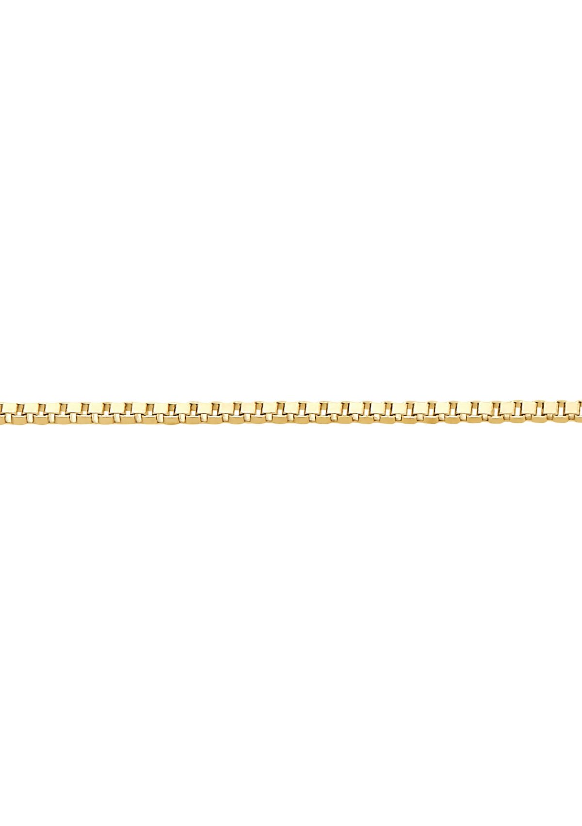 14K Yellow Gold Solid Box Chain 