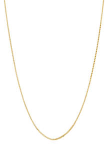 Belk & Co. Chain Necklace in 14K Yellow Gold | belk