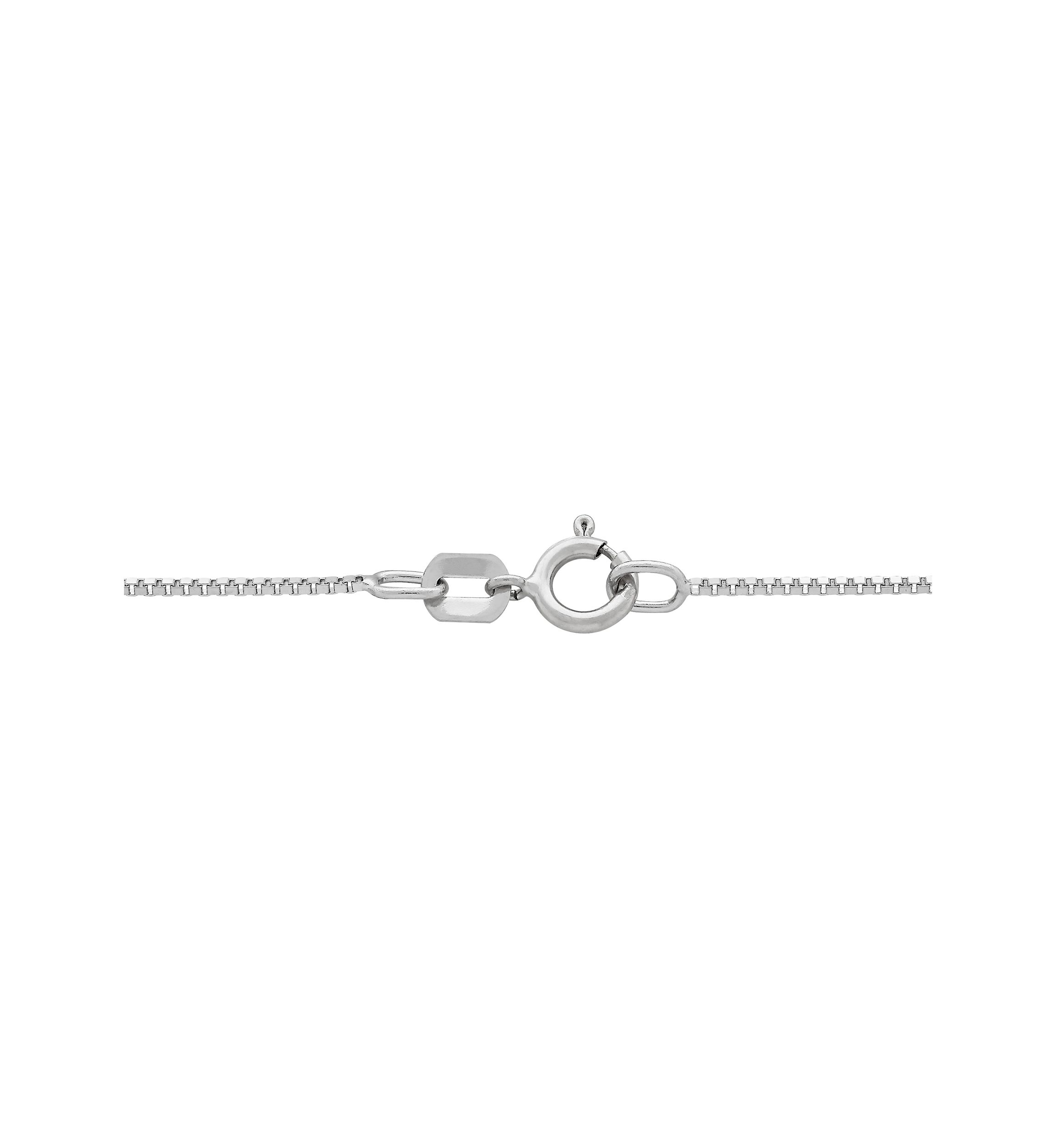 14K Gold Solid Box Chain Necklace 