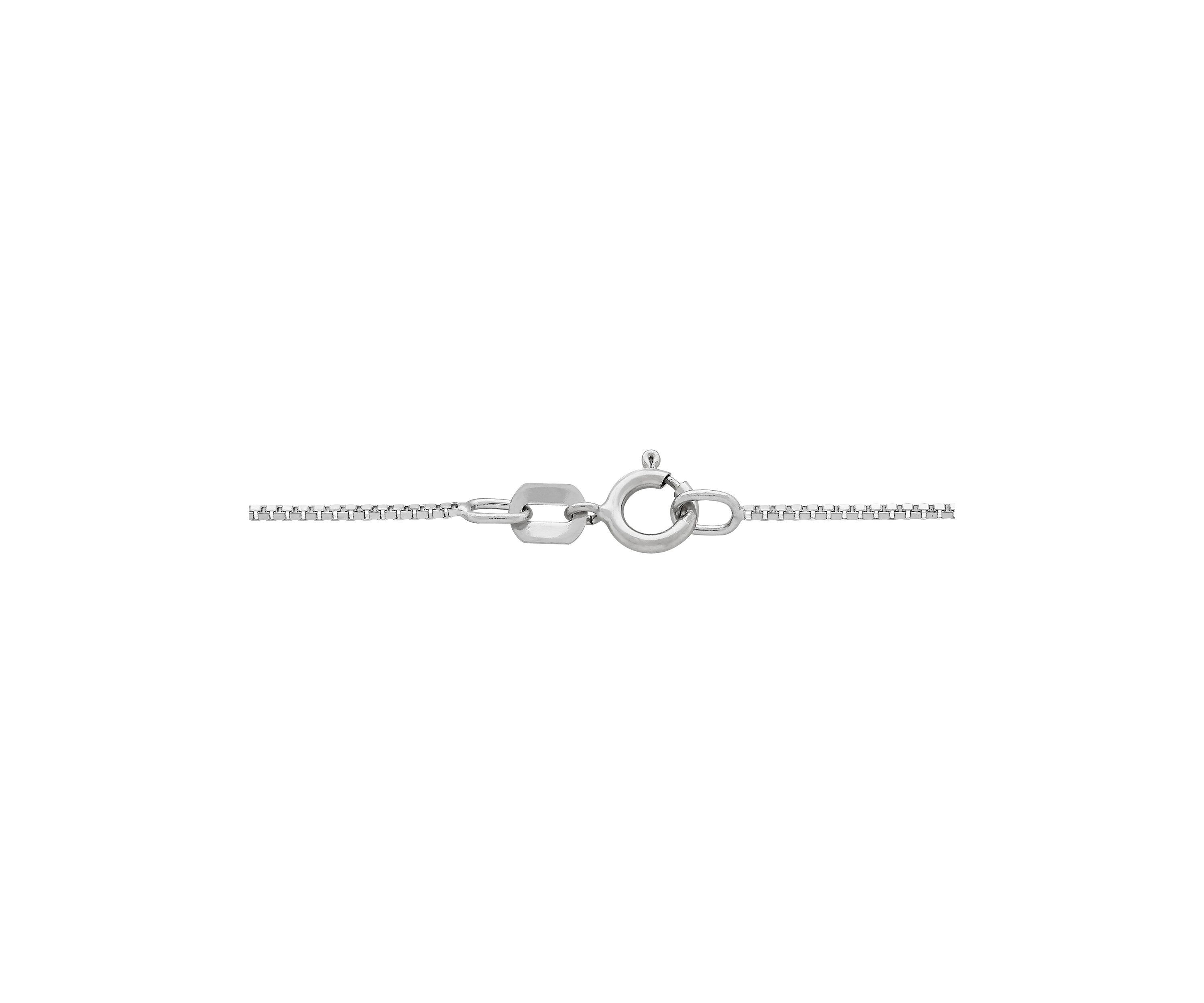 14K Gold Solid Box Chain Necklace 