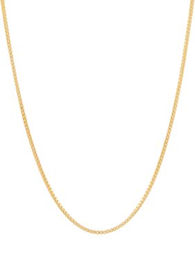 Belk & Co Chain Necklace in 14k Yellow - Gold Box