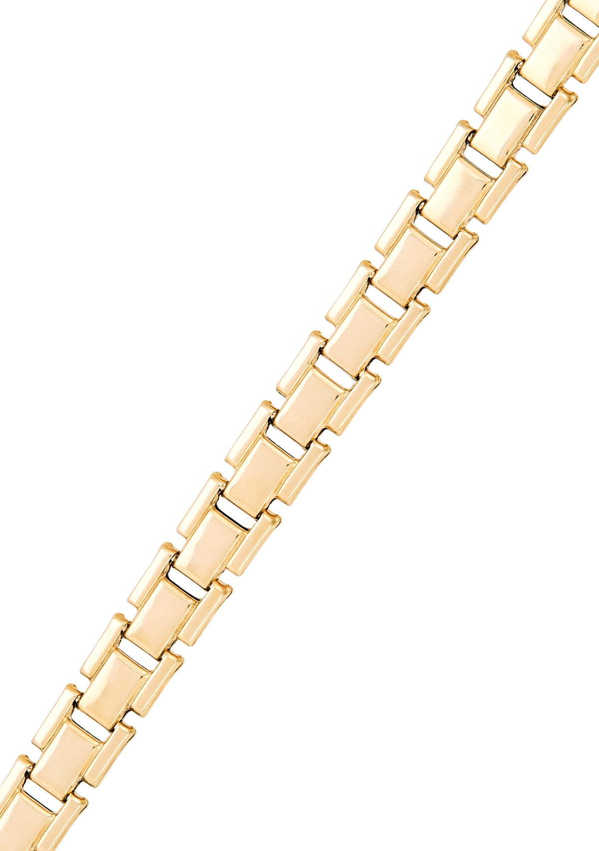 Heavy Hollow Panther Stampato Bracelet in Gold Over Sterling Silver