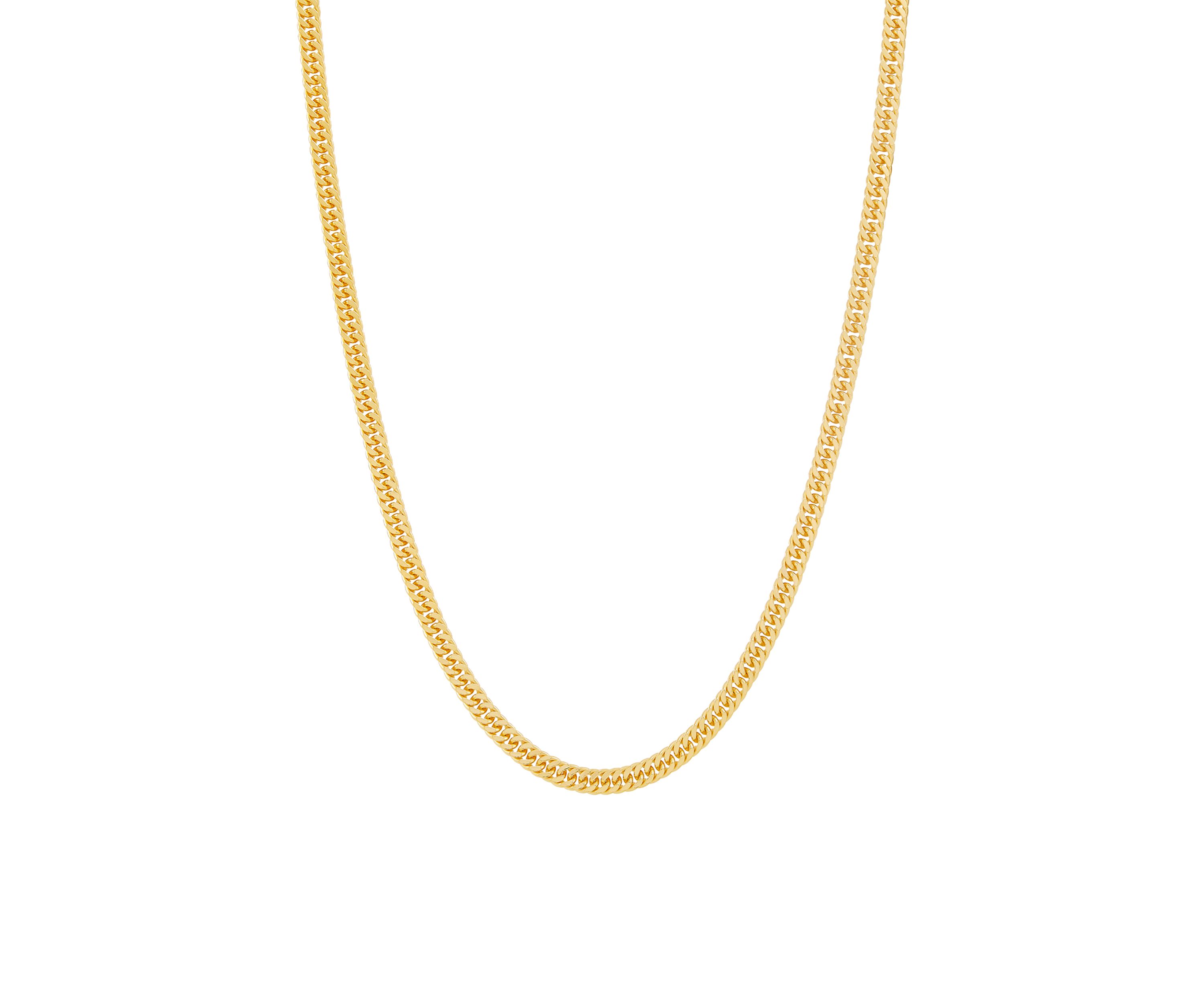 Cuban Chain Necklace in Sterling Silver