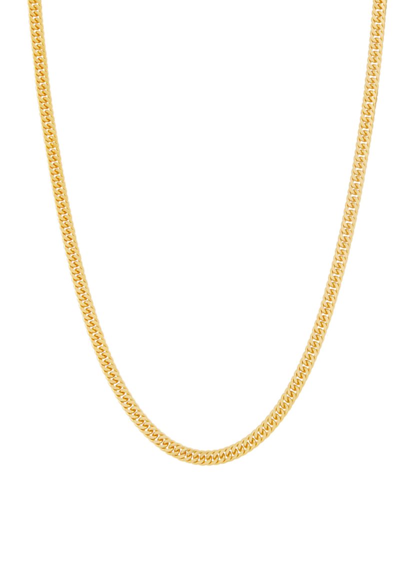 Cuban Chain Necklace in Sterling Silver