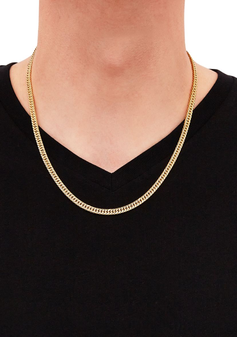 Cuban Chain Necklace in Sterling Silver
