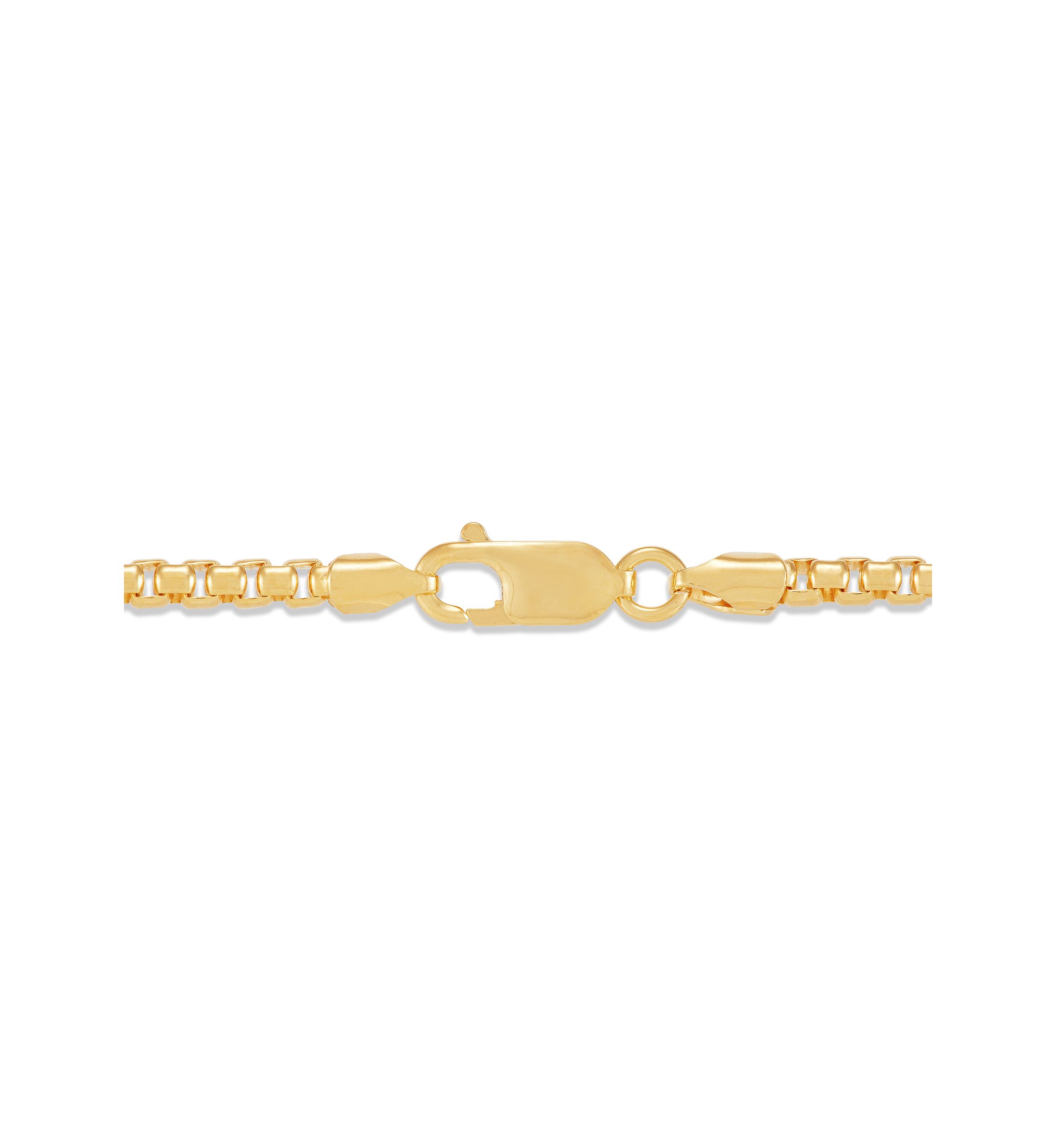 Half Round Wire Box Chain in Sterling Silver