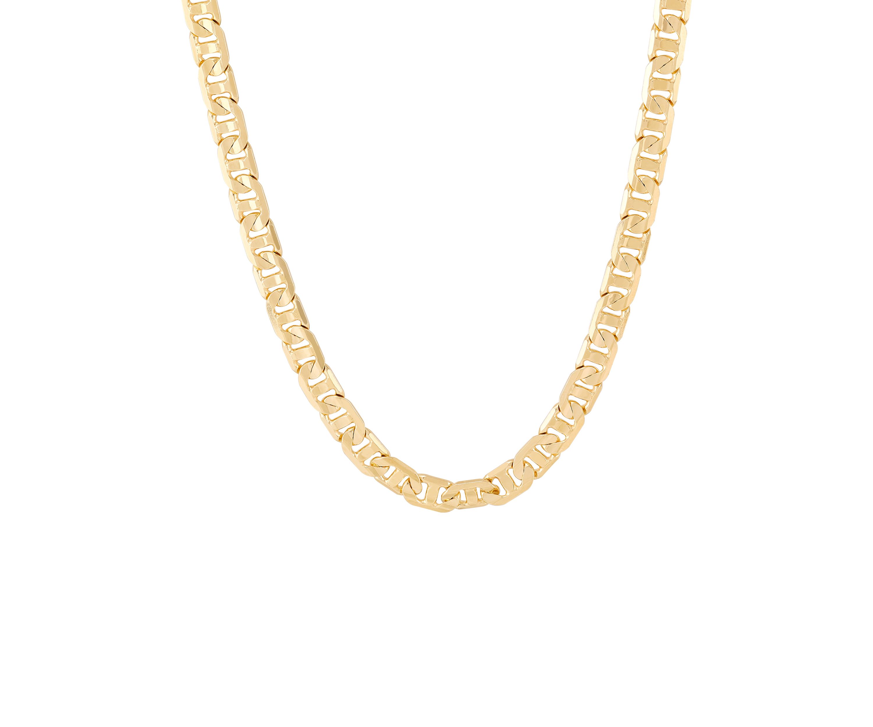Solid Marina Chain Necklace in Sterling Silver