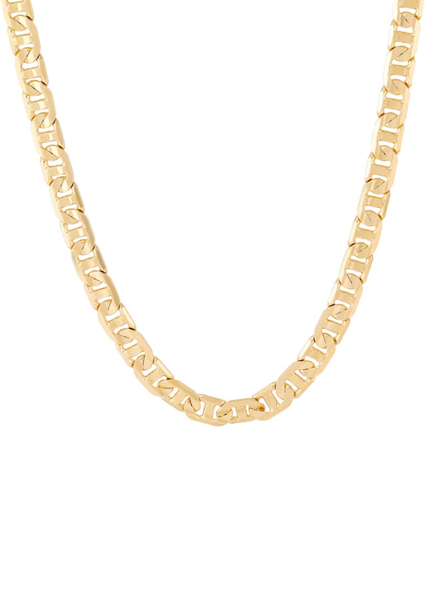 Solid Marina Chain Necklace in Sterling Silver