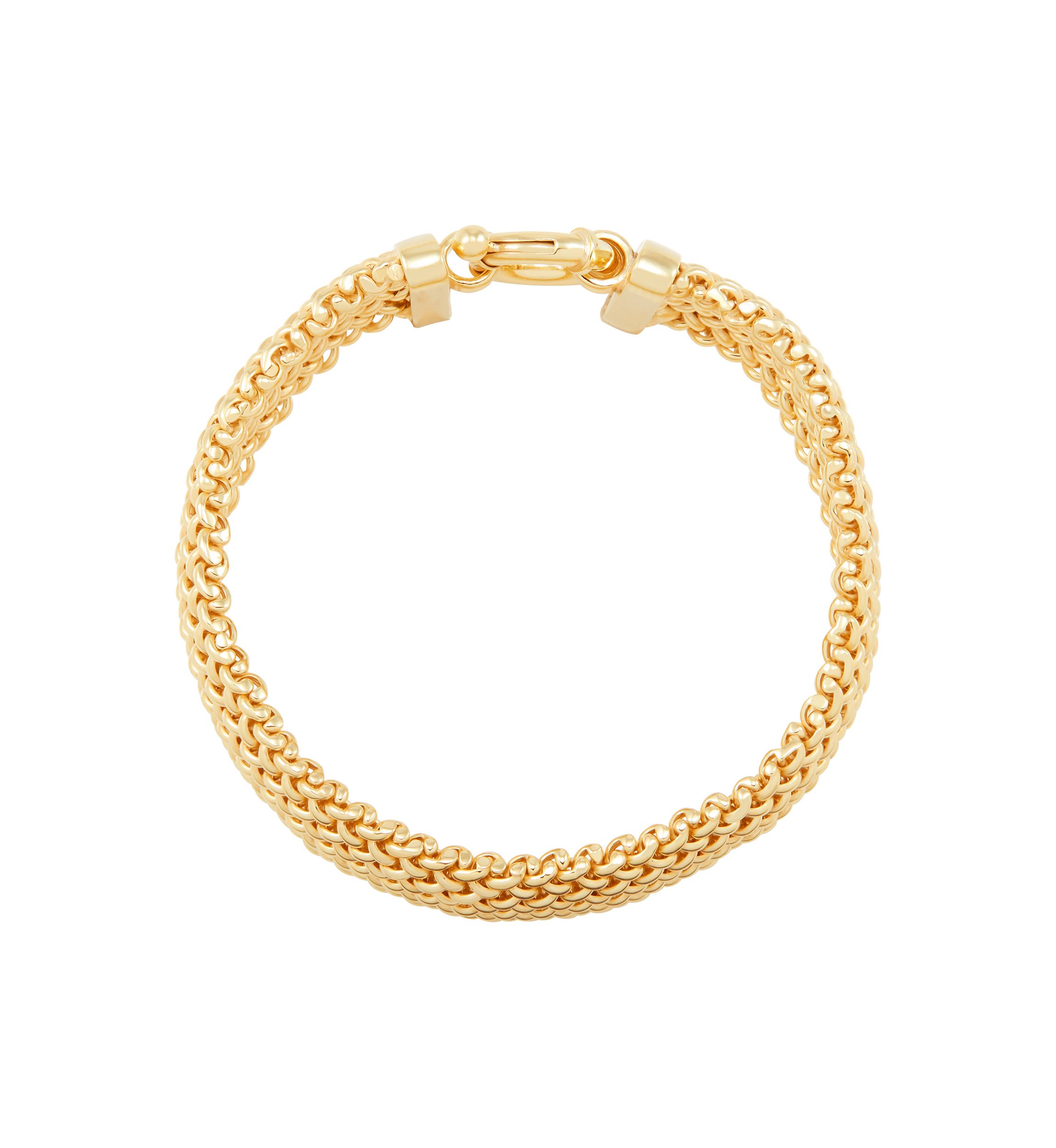 Hollow Domed Woven Bracelet