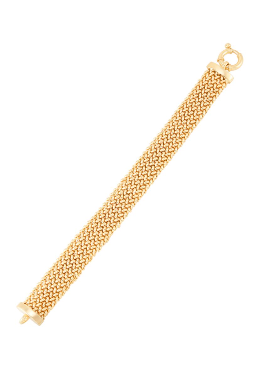 Hollow Domed Woven Bracelet