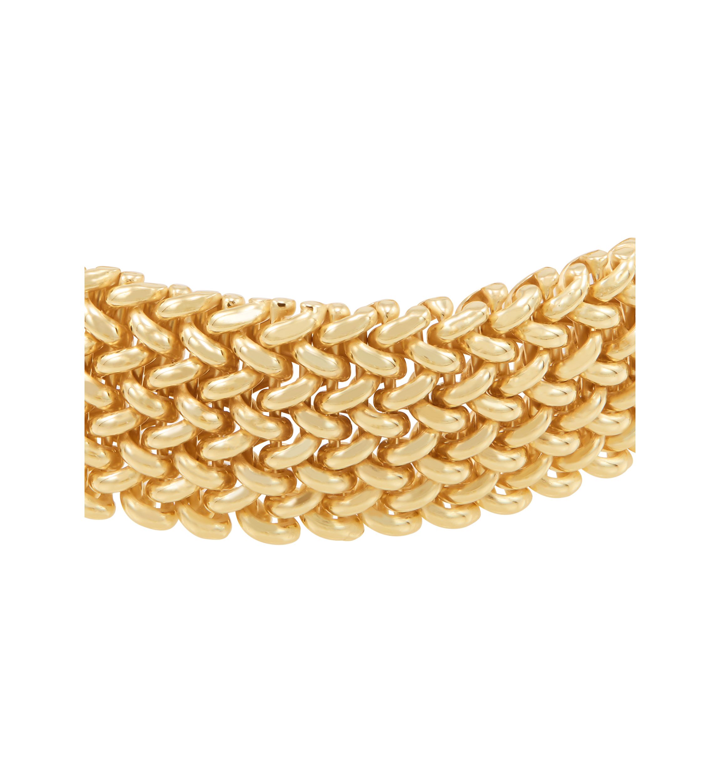 Hollow Domed Woven Bracelet