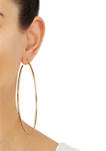 2x100MM Endless Round Tube Hoop Earrings in Sterling Silver